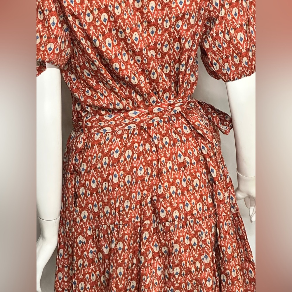 Lilla P Size S Tags On button up belted collared dress - Picture 13 of 17